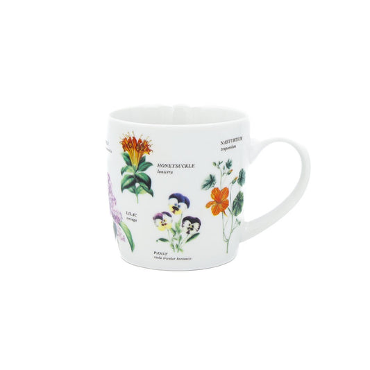 Tasse à café fleurs botaniques