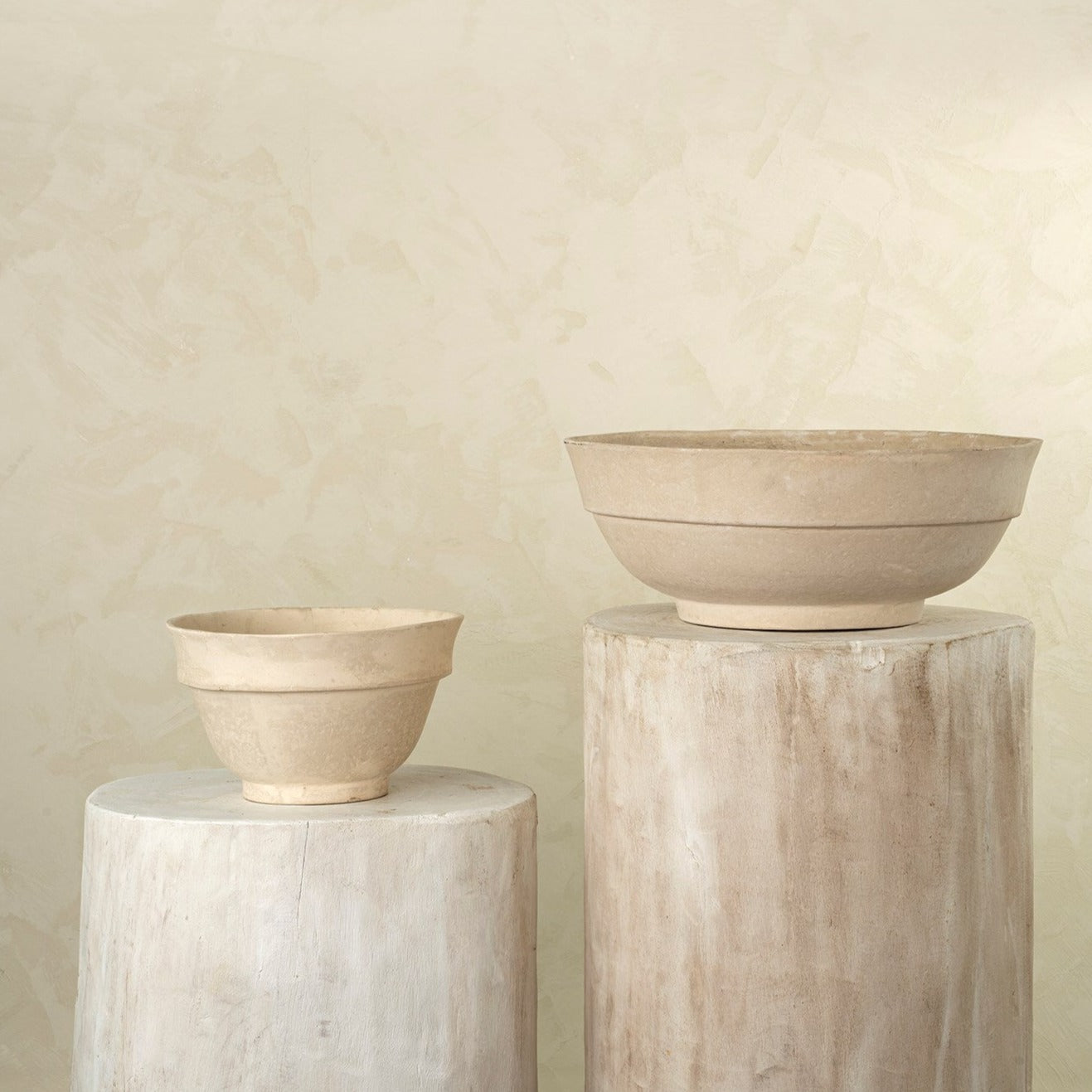 Sienna Paper Mache Bowl - Large