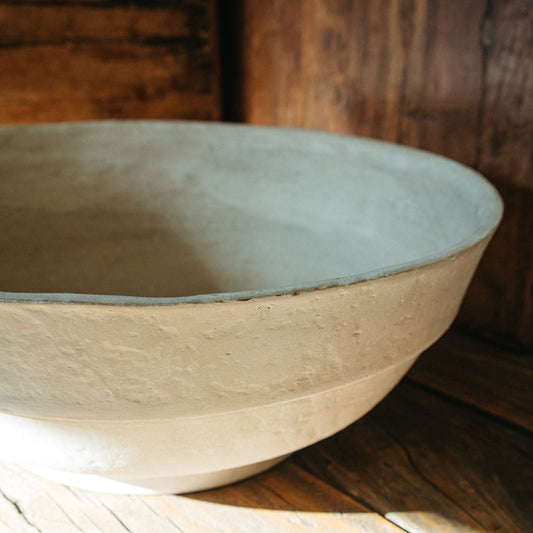 Sienna Paper Mache Bowl - Large