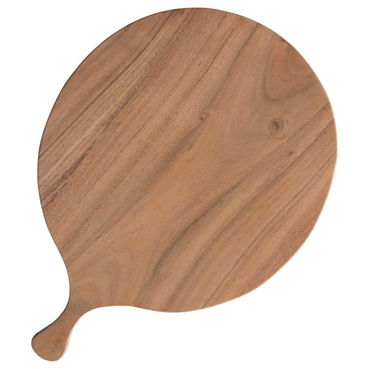 Round acacia wood board